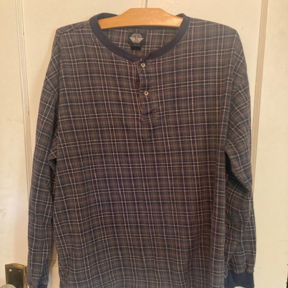 Long Sleeve Plaid Vintage Dockers Shirt